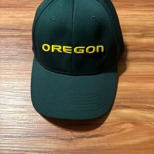 Top of the World Dark Green Cap with Yellow Oregon Logo